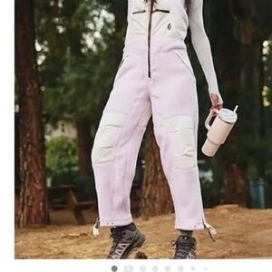 FP Movement by Free People White and Lavender Jumpsuit